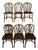 Mid-Century Modern Oak Lyre-Back Windsor Chairs, Set of 6 For Sale