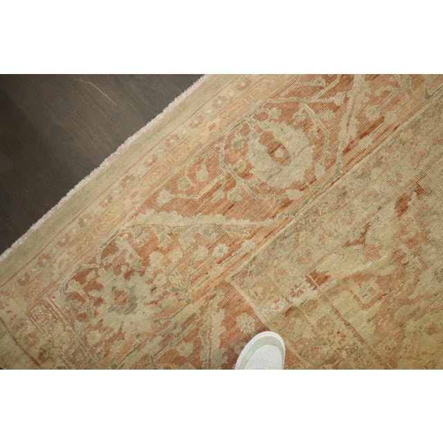 Late 19th Century Zabihi Collection Lage Square Ziegler Sultanabad Rug - 13'5" x 14'8" For Sale - Image 12 of 12