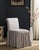 Valeria Vanity Chair in Taupe For Sale - Image 4 of 5