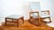 Authentic Design Within Reach "Risom Rocker" and matching "Jens Ottoman", designed by Jens Risom, circa mid-2010s. Danish...