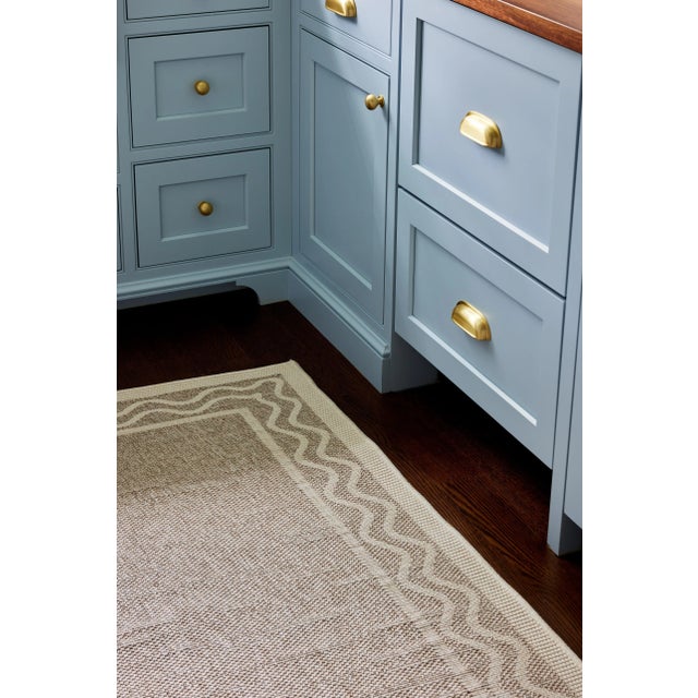 Erin Gates by Momeni Saybrook Ripple Grey Indoor/Outdoor Area Rug 2'7" X 7'6" Runner For Sale In Atlanta - Image 6 of 12
