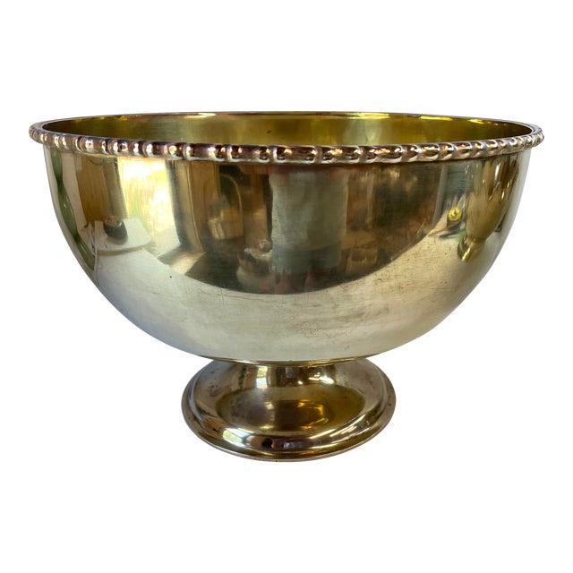 Vintage Monumental Brass Bowl Chairish