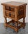 Spanish 20th Century Pair of Spanish Nightstands With Two Drawers and Iron Hardware For Sale - Image 3 of 8