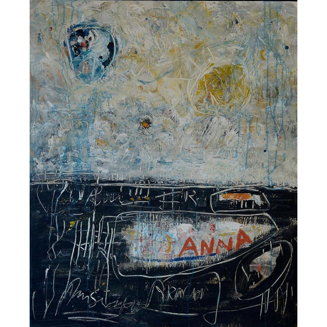 *Zi Nicola Esce Lo Stesso* (2007) is an evocative oil painting by Italian contemporary artist Massimo D’Orta,...