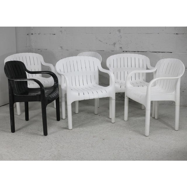 White French Armchairs by Pierre Paulin for Allibert, 1980, Set of 6 For Sale - Image 8 of 18