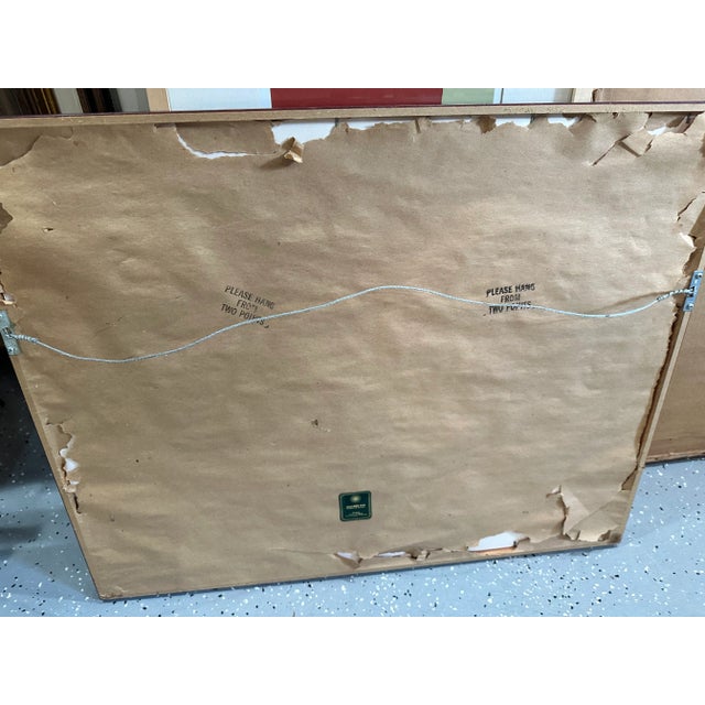 Paper Mixed Media Still Life by Sisk – Watercolor With Collage Elements, Framed For Sale - Image 7 of 7