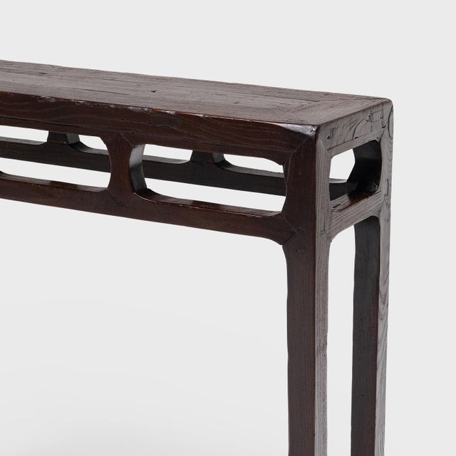 Late 19th Century Narrow Chinese Prosperity Table, C. 1875 For Sale - Image 5 of 5