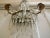 Metal EArly 19thc Gustavian Bronze Cascading Crystal Wall Sconce For Sale - Image 7 of 9