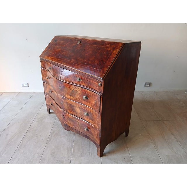 Brown 18th Century Louis XVI Drop-Leaf Chest of Drawers For Sale - Image 8 of 18