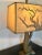 1950s 1950s Cerused Oak Lamp With Fiberglass Shade For Sale - Image 5 of 9