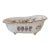 Vintage Floral Ceramic Bathtub Soap Dish For Sale