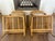 Beige Pair of Vintage McGuire Bamboo & Leather Arm Chairs For Sale - Image 8 of 14