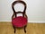 Victorian Antique Victorian Mahogany Balloon Back Parlor Chair With Red Velvet Upholstery For Sale - Image 3 of 4