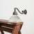 antique reclaimed glass holophane wall light – m an antique glass prismatic wall light. The light has retained its...