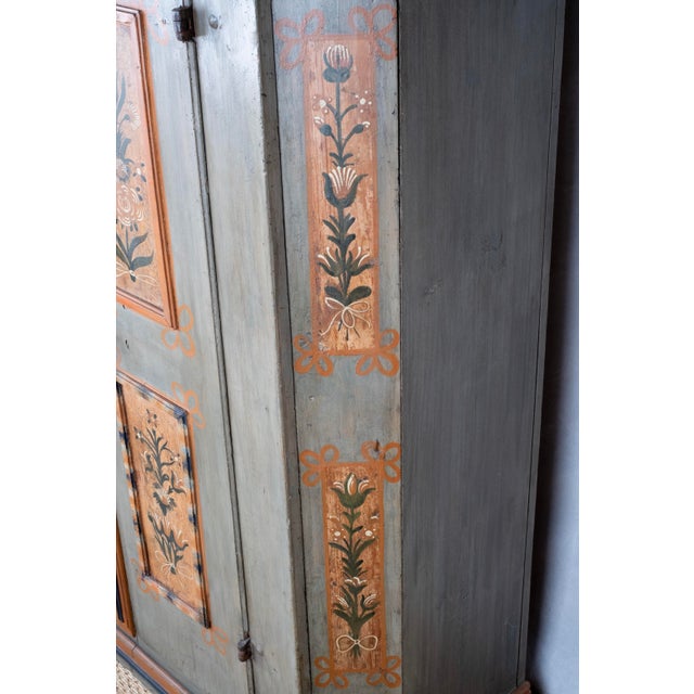 Antique Painted Armoire For Sale - Image 16 of 16