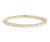 Arts & Crafts 5 Pointer Each, 3.5 Ct Eternity 18 Kt Gold & Diamond Stretchable Bangle, Italy For Sale - Image 3 of 18