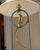 Vintage Sculptural Postmodern Brass Bird Floor Lamp in Steel & Travertine For Sale - Image 13 of 14