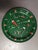 Round Serving Cocktail Tray in Green Enamel Metal, 1970s For Sale - Image 15 of 15