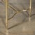 Mid-Century Brass & Inset Vitrolite Top Accent Side Table W/ Fluted Detailing For Sale - Image 4 of 12