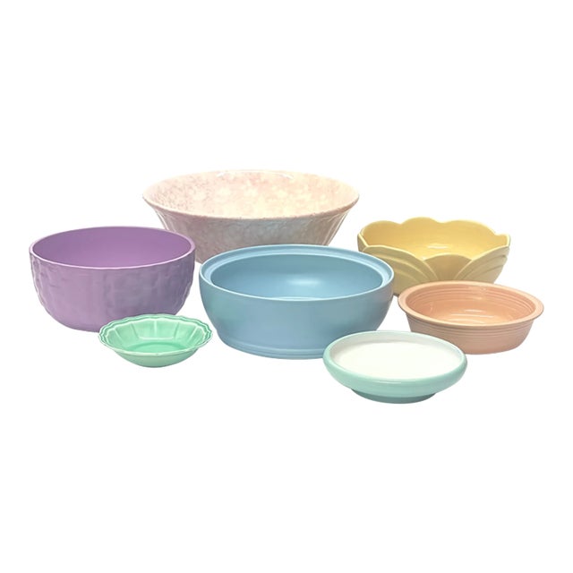 Spring Buffet Serving Bowl Curation - Group of 7 For Sale