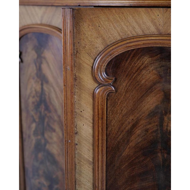 Antique Mahogany Cabinet with Decorative Carvings, 1880s For Sale - Image 11 of 18