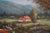 B. Trapp Vintage Meadow & Cottage Framed Oil Painting on Canvas For Sale In Philadelphia - Image 6 of 12