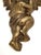 Antique Sculptural Baroque Solid Brass Cherub Bracket With Patina For Sale - Image 9 of 11