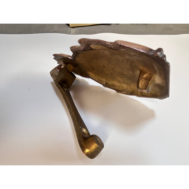 Vintage Solid Brass Pineapple Door Knocker For Sale In New York - Image 6 of 6