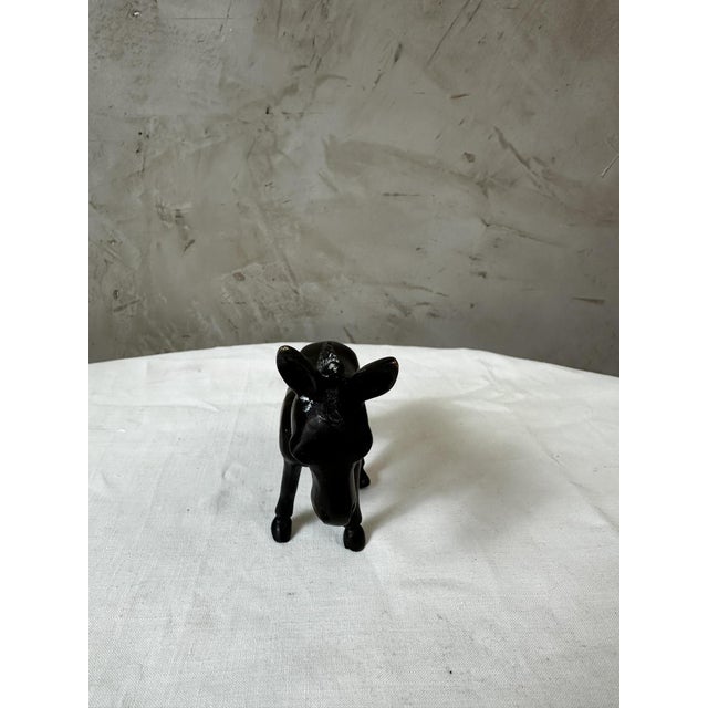 Vintage Bronze Donkey Figurine, 1950 For Sale - Image 3 of 11