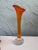 1960s Swedish Åseda Glasbruk Orange Art Glass Bud Vase, Attributed to Bo Borgström For Sale - Image 9 of 11