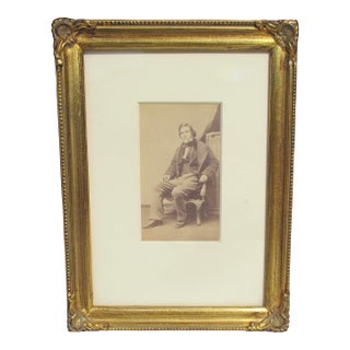 Carte De Visite Eugene Delacroix 1865-1870 For Sale