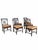 Set of 6 McGuire Rattan Target Back Dining Chairs with Premium Tan Pigmented Leather Cushions. Also available in sets of...