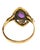 Mid 20th Century Vintage 14k Gold Amethyst Cocktail Ring For Sale - Image 5 of 5
