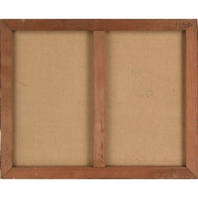 Late 20th Century Cabin in the Forest, Landscape With Trees by Tomio Teraura For Sale - Image 5 of 5