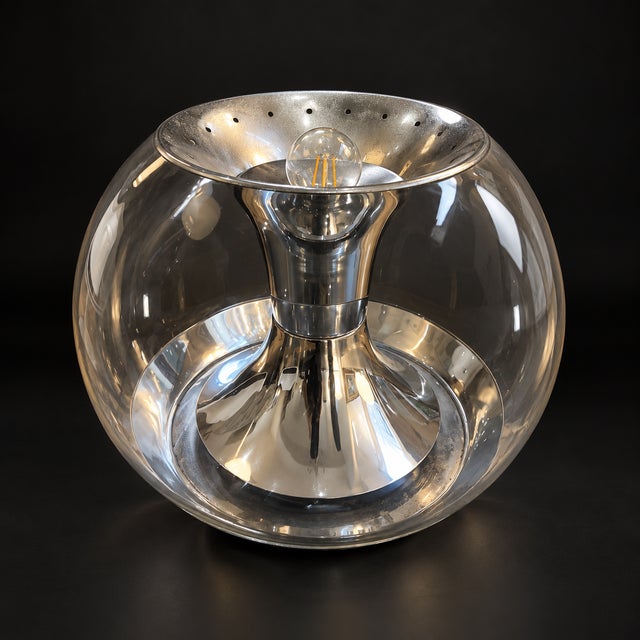Model T417 Lamp from Luci Italia, Italy, 1970s, in Flawless conditions. Designed 1970 to 1979 This piece has an...
