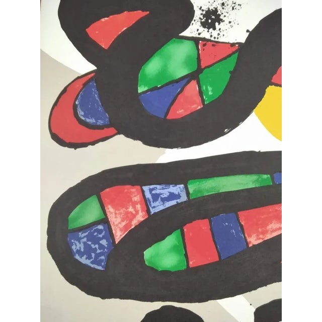 Joan Miro, Centenary of the Center Excursionista de Catalunya, 1976, Lithograph, Framed For Sale - Image 4 of 6