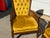 Pair of Vintage Mid-Century Hollywood Regency High-Back Velvet Fireside Chairs For Sale - Image 10 of 12