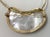 Late 20th Century Custom Designed Blister Pearl 14k Gold Pin/ Pendant With 3 Natural Sapphires. For Sale - Image 4 of 7