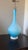 Blue Vintage Mid-Century Modern Blue Hand-Blown Glass Table Lamp - Murano Style For Sale - Image 8 of 8