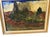 Vintage Acrylic Landscape Painting on Canvas Framed 28" W For Sale - Image 4 of 8