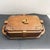 1930s Art Deco Hand-Carved Oak, Maple Wood and Brass Huge French Box For Sale - Image 11 of 15