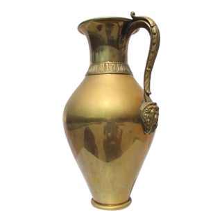 Grand Tour Bronze Handled Olpe Vessel For Sale