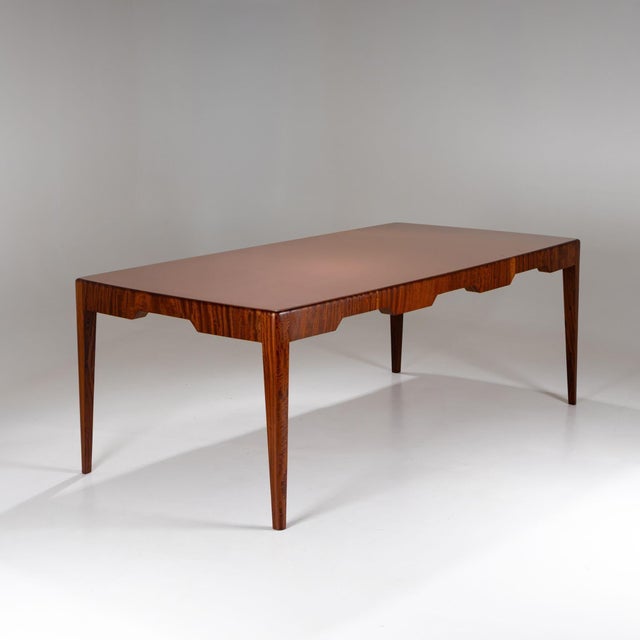 Sculptural Dining Table with Glass Top, Italy, Mid-20th Century For Sale In New York - Image 6 of 6