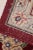 High Red & Ivory Square Persian Room Size Rug For Sale - Image 11 of 12