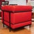 1920s Vintage LC2 Chair in Red Leather by Le Corbusier and Pierre Jeanneret, 1928 For Sale - Image 5 of 16