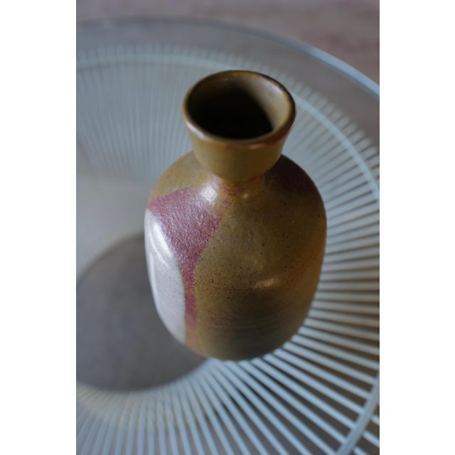 Japanese Ceramic Pottery Vase For Sale - Image 12 of 13