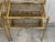 Metal Mid-Century Modern Italian Faux Bamboo Gilt Metal Night Stands With Smoked Glass - A Pair For Sale - Image 7 of 11
