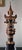 Gold Large Antique Burmese Carved Gilt Wood Theppanom Guardian Statue 47” Tall For Sale - Image 8 of 9