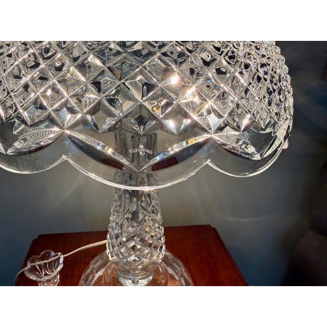 Late 20th Century Waterford Crystal Achill Table Lamp For Sale - Image 9 of 9