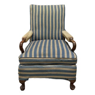 Vintage Open Arm Host/Library Chair For Sale